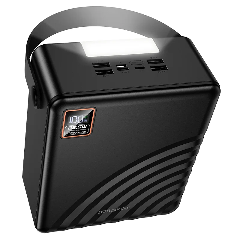 Power Bank Borofone BJ85 Myriad 22.5W+PD20W+light 100000mAh Чорний