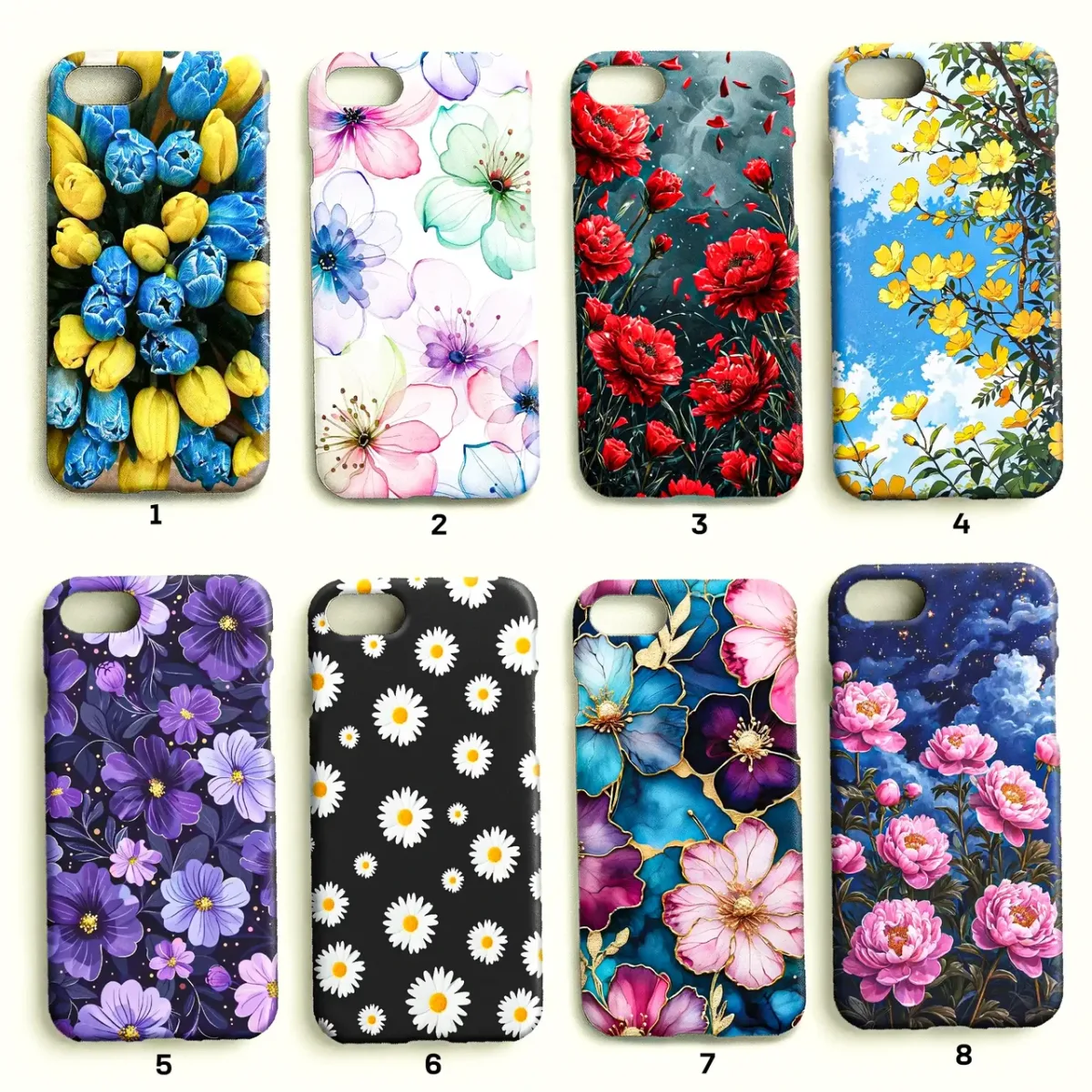 Чохол BLEX з Квітами на модель Pixel 3a XL , Чохол на замовлення