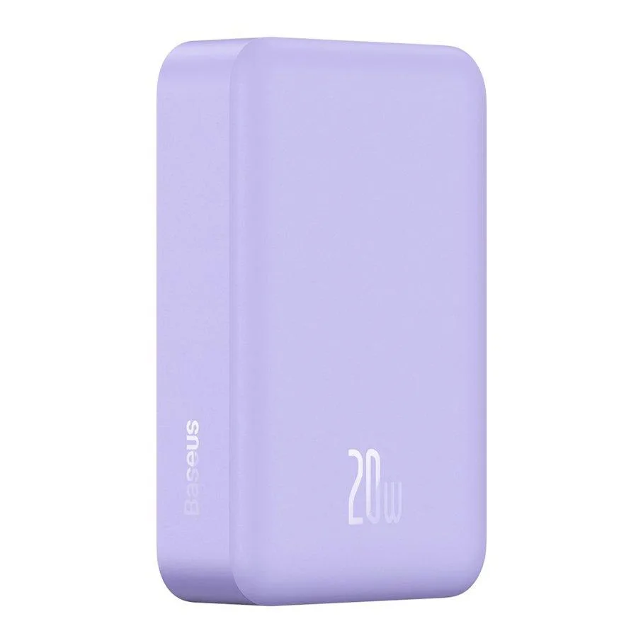 Універсальна Мобільна Батарея Power Bank Baseus Magnetic Mini Wireless Fast Charge 20W 20000 mAh (PPCX1500xx) Фіолетовий, 05