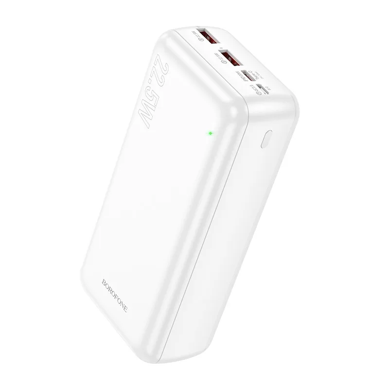 Універсальна Мобільна Батарея Power Bank Borofone BJ38B Power 22.5W+PD20W 30000 mAh Білий