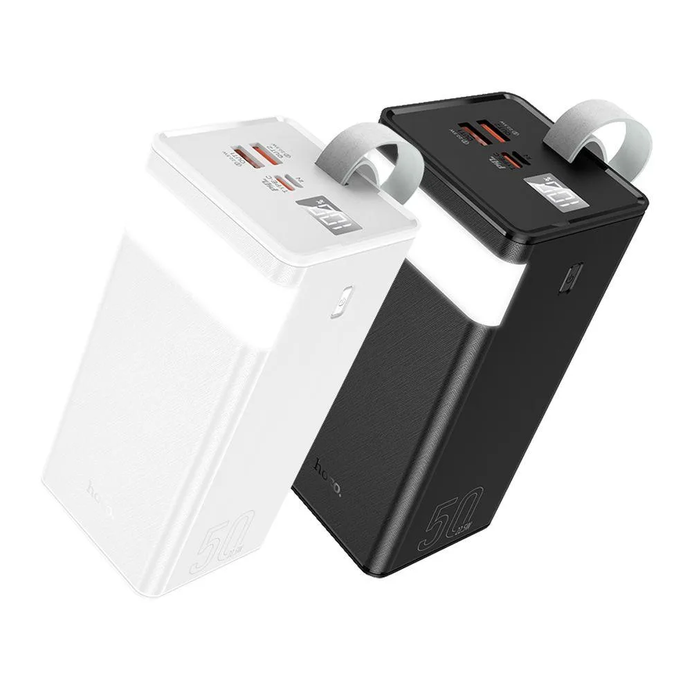 Універсальна Мобільна Батарея Power Bank Hoco J86A Powermaster 22.5W fully compatible 50000 mAh Колір Білий