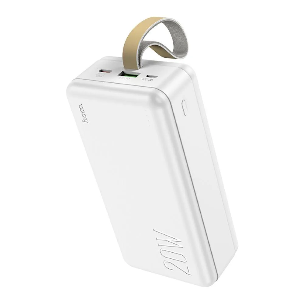 Універсальна Мобільна Батарея Power Bank Hoco J87B Tacker PD20W+QC3.0 30000 mAh Колір Білий