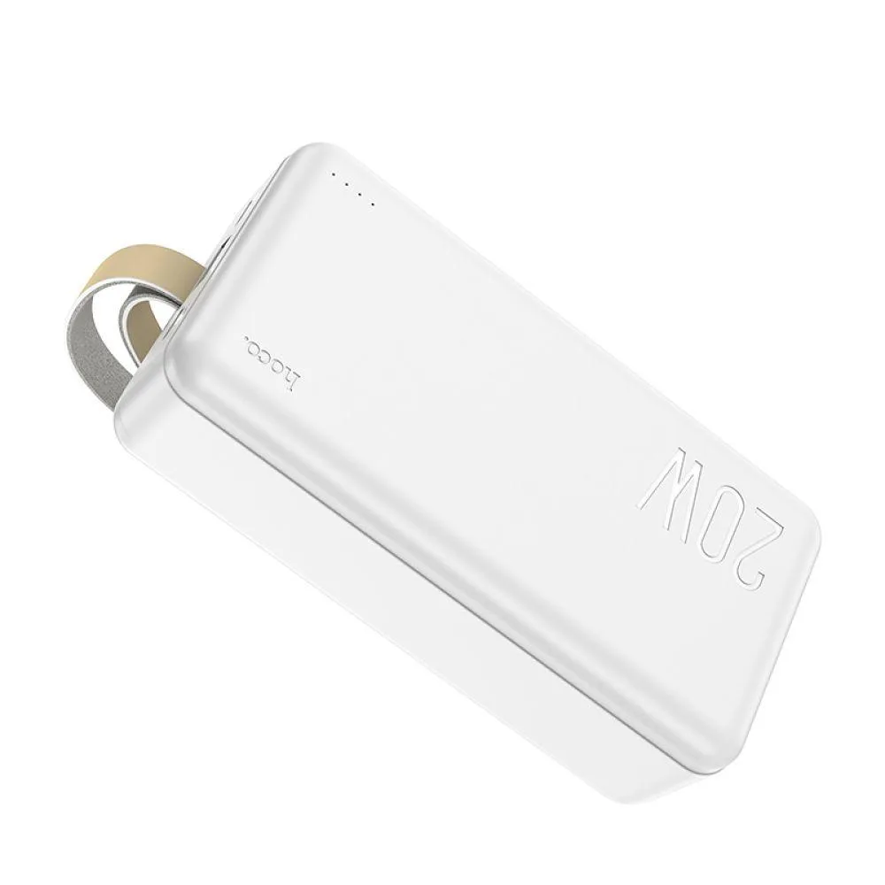 Універсальна Мобільна Батарея Power Bank Hoco J87B Tacker PD20W+QC3.0 30000 mAh Колір Білий