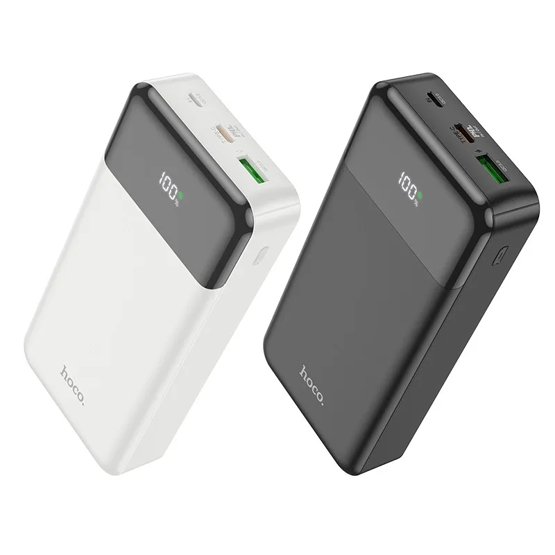 Універсальна Мобільна Батарея Power Bank Hoco J102A Cool figure PD20W+QC3.0 20000 mAh Бiлий