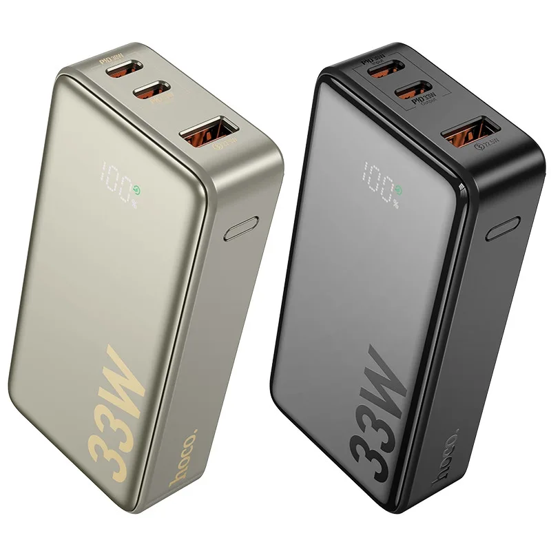 Універсальна Мобільна Батарея Power Bank Hoco Q27 Jewel 33W 10000mAh Титанове золото