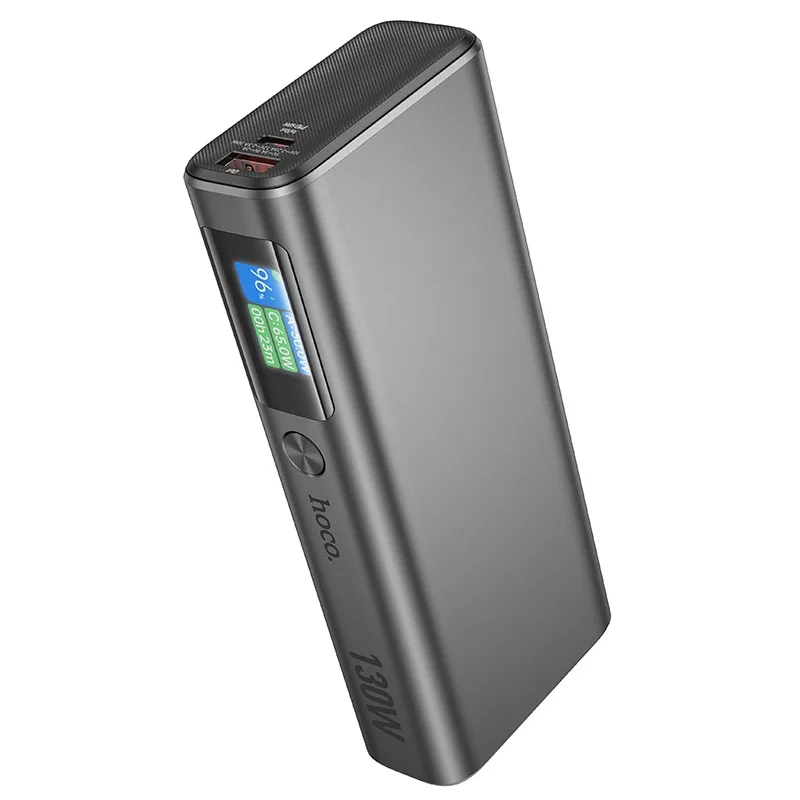 Універсальна Мобільна Батарея Power Bank Hoco Q17B Electric PD130W 20000 mAh Космічний сірий