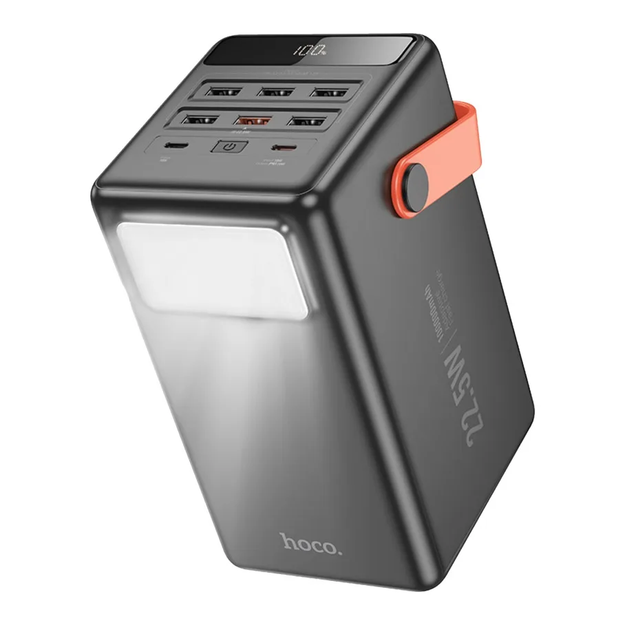 Універсальна Мобільна Батарея Power Bank Hoco J142 Surpass 22.5W+PD20W 100000 mAh Чорний