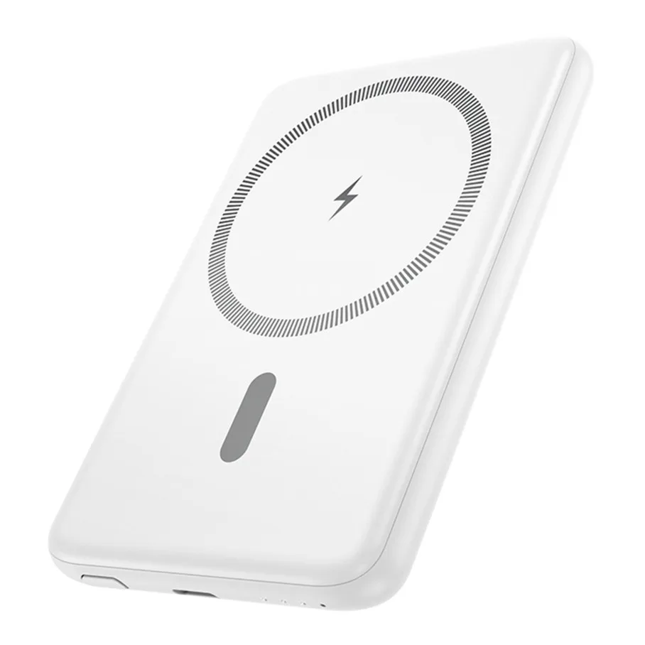 Універсальна Мобільна Батарея Power Bank Hoco J140A Tony PD20W ultra-thin magnetic 5000mAh Бiлий