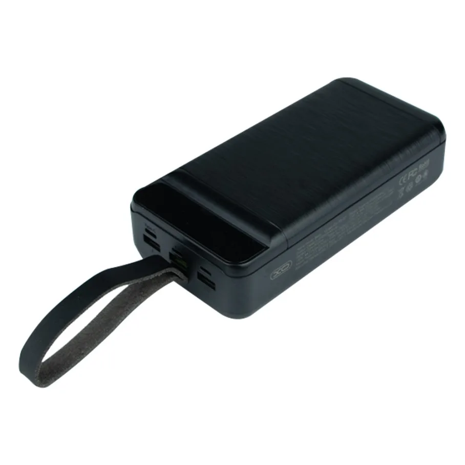 Універсальна Мобільна Батарея Power Bank XO PR157 QC22.5W PD20W digital display, with light, 40000 mAh Чорний