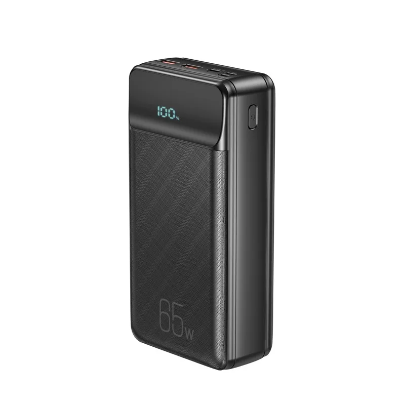 Універсальна Мобільна Батарея Power Bank XO PR201 65W Fast Charge Digital Display QC22.5W PD65W 30000 mAh Чорний