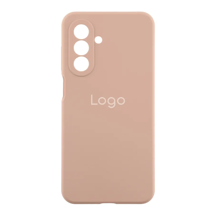 Чохол Liquid Silicone (AA) Full Camera для Samsung Galaxy A17 (A175)/A17 5G (A176) 19.Pink Sand