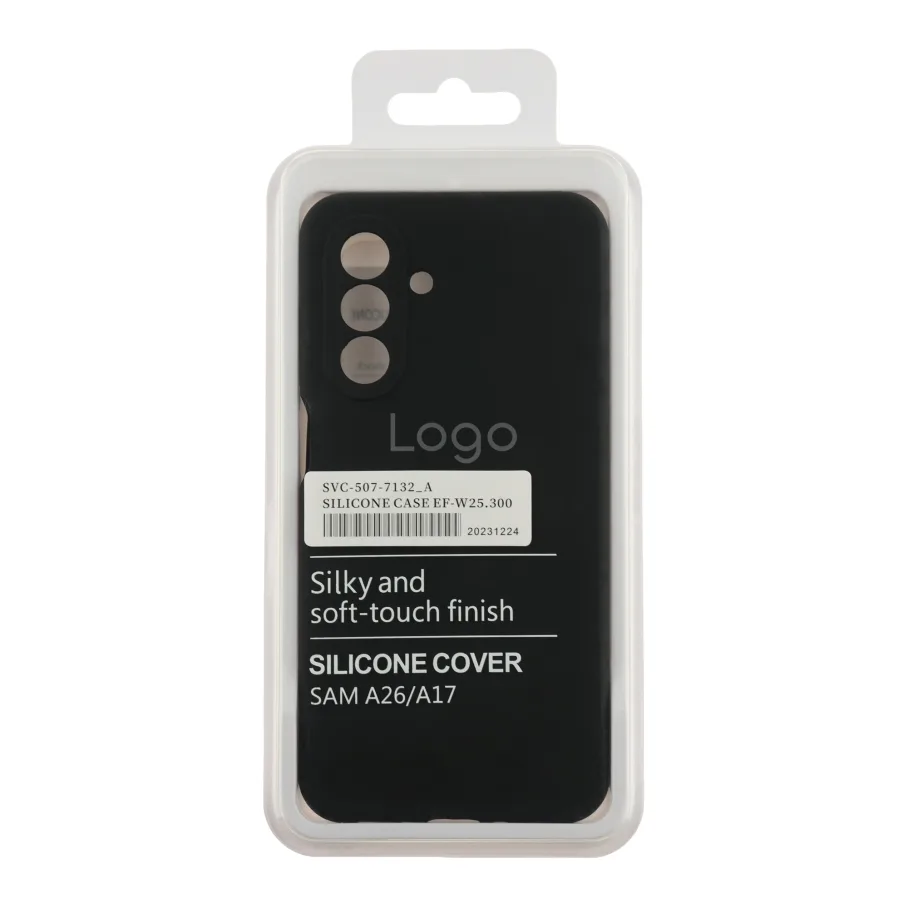 Чохол Liquid Silicone (AA) Full Camera для Samsung Galaxy A17 (A175)/A17 5G (A176) 18.Black