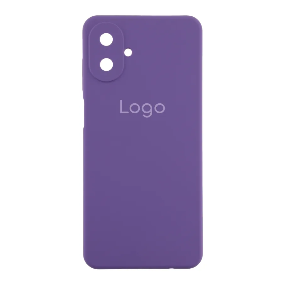 Чохол Liquid Silicone (AA) Full Camera для Samsung Galaxy A07 (A075) 39.Elegant Purple