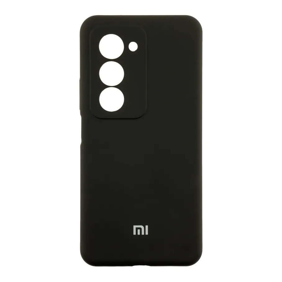 Чохол Liquid Silicone (AA) Full Camera для Xiaomi Redmi 15 4G 18.Black