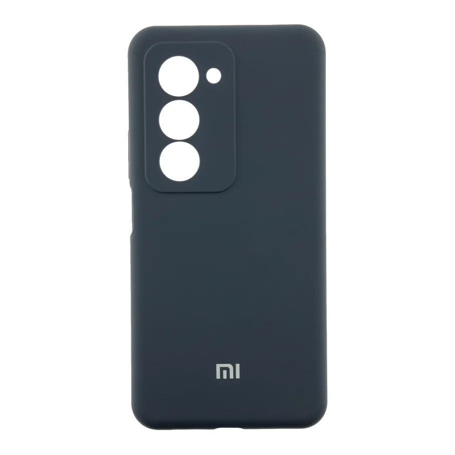 Чохол Liquid Silicone (AA) Full Camera для Xiaomi Redmi 15 4G 08.Dark Blue