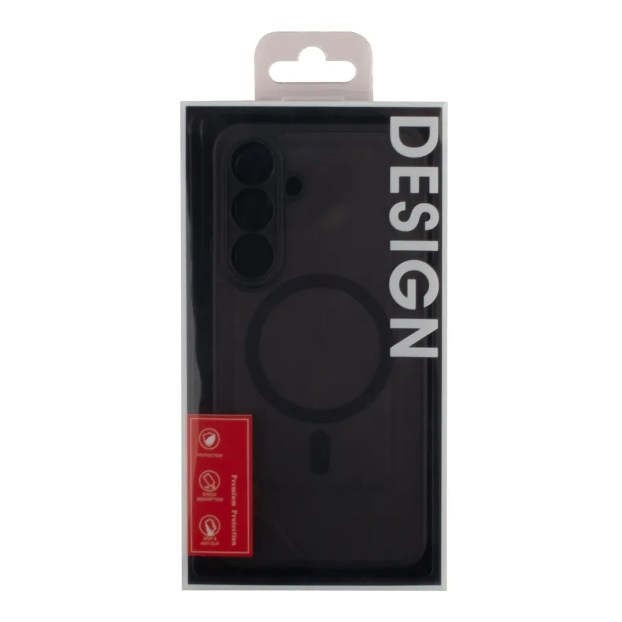 Чохол TPU+PC Anti Drop Full Camera with MagSafe для Samsung Galaxy S25 FE 5G (S731) Black