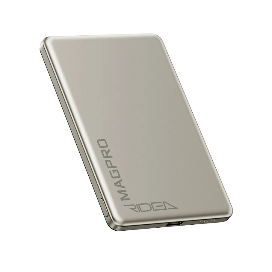 Мобільна Батарея Ridea RP-M5 MAGPRO QC/PD 20W, QI 15W with Magnetic 5000mAh Титан