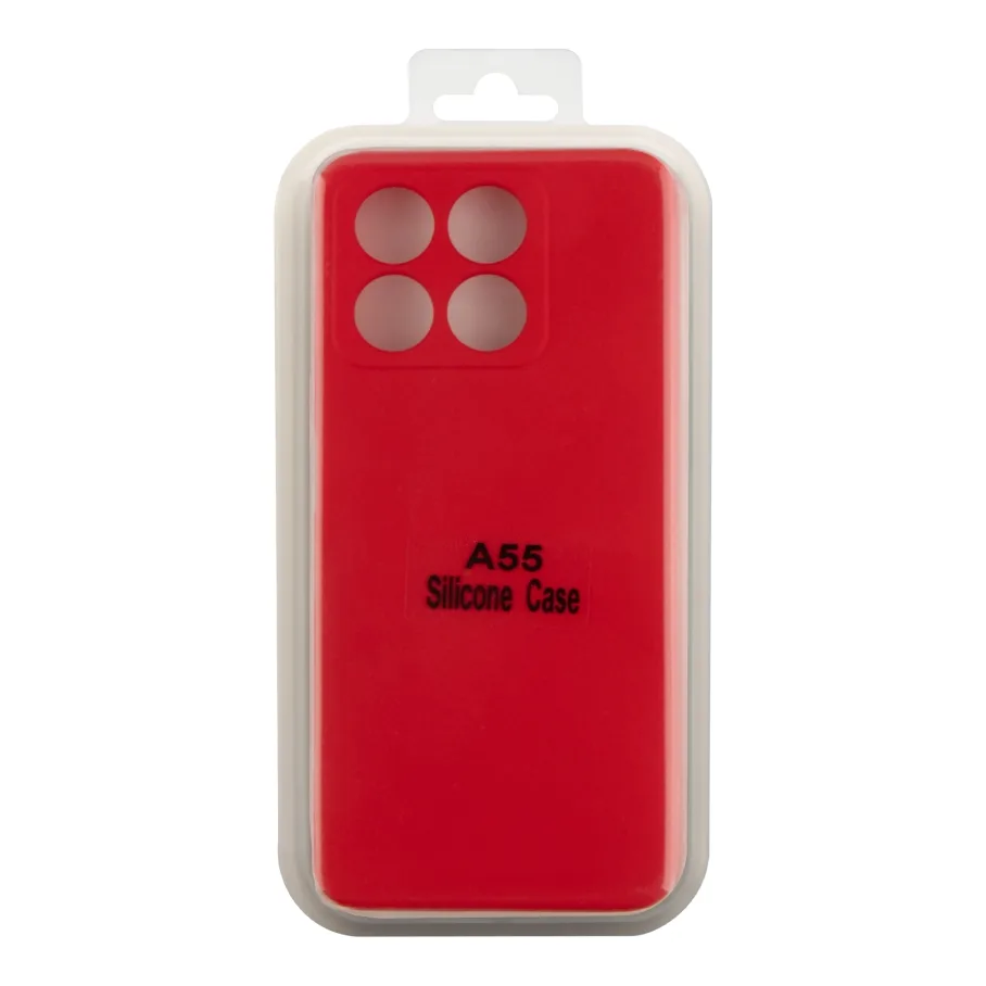 Чохол Silicone Cover Full Camera (A) для ZTE Blade A55 14.Red