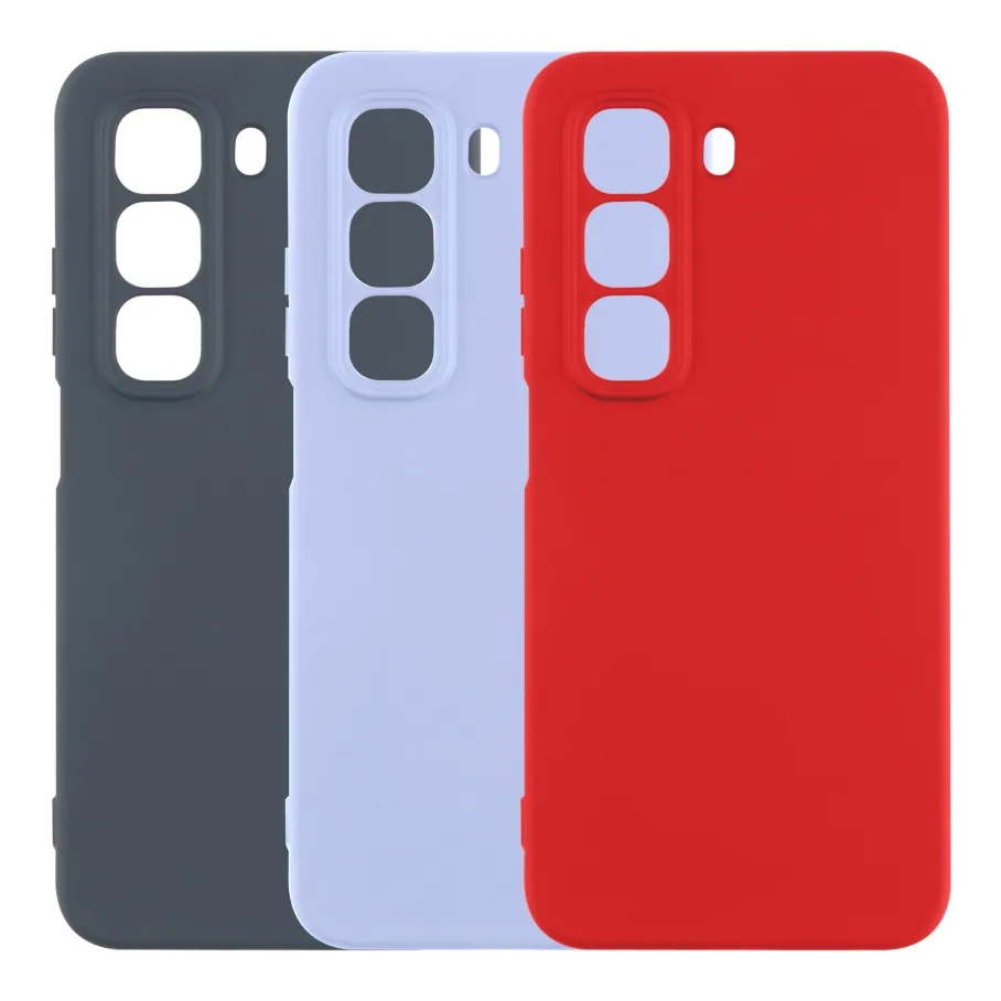Чохол Silicone Cover Full Camera (A) для Infinix Hot 50 Pro 14.Red