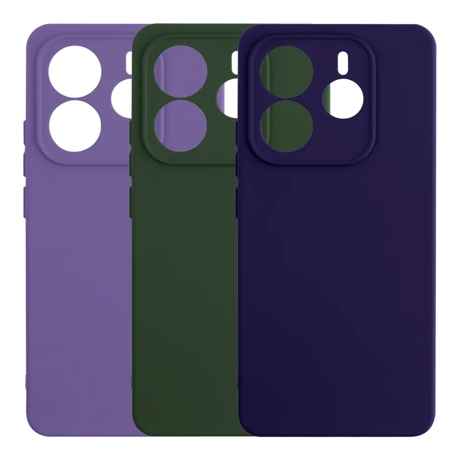 Чехол Silicone Cover Full Camera (A) для Xiaomi Redmi Note 14 4G (European version) 164,84мм 14.Red