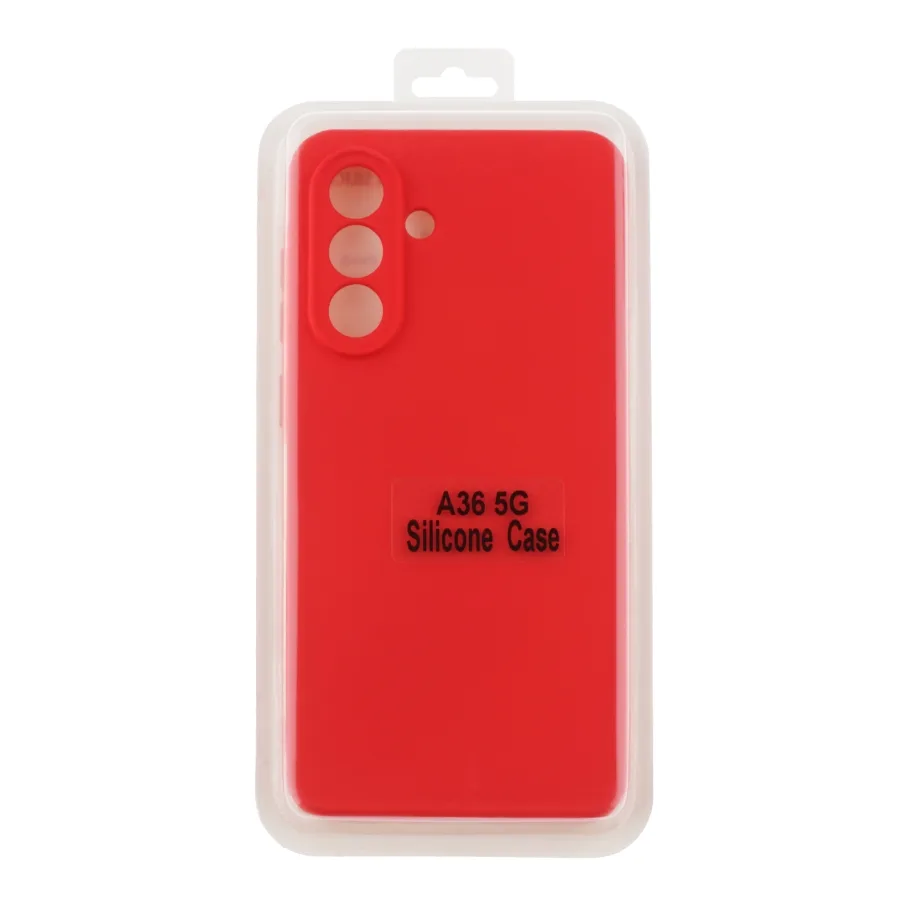 Чохол Silicone Cover Full Camera (A) для Samsung Galaxy A36 5G (A366) 14.Red