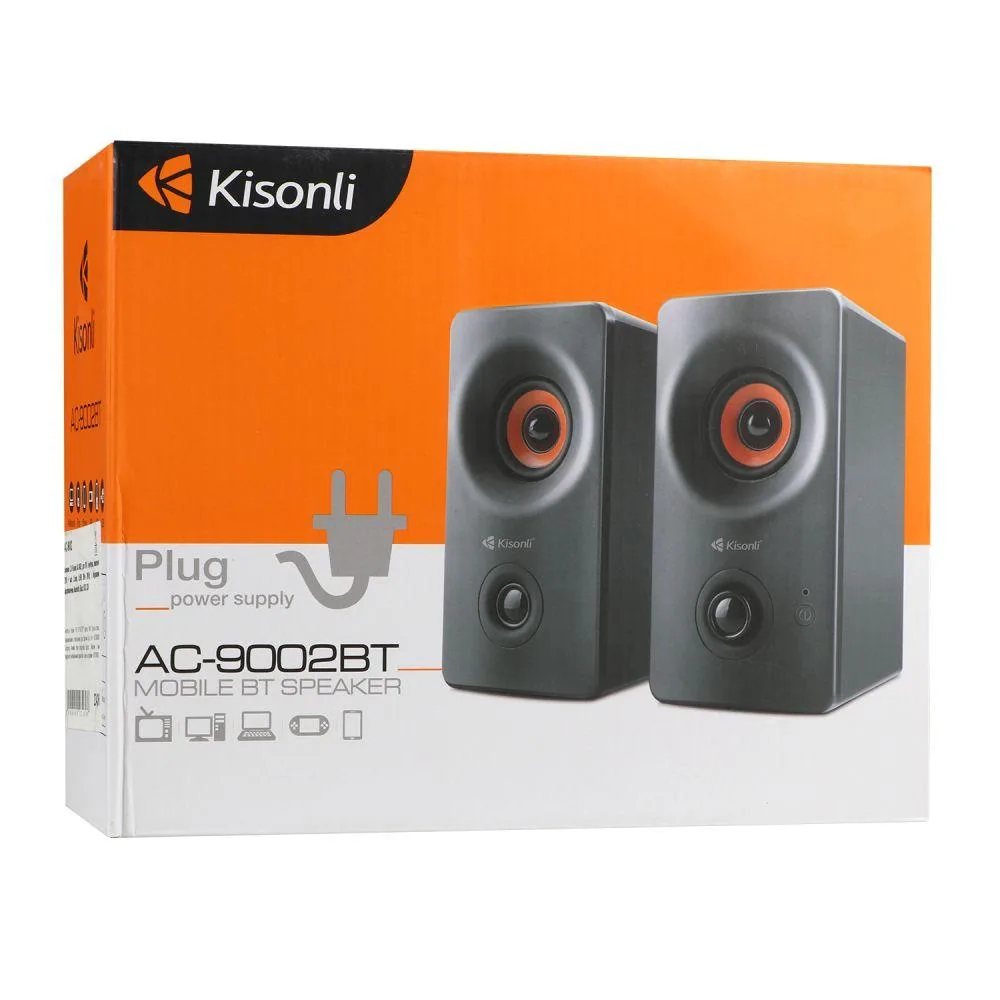 Комп'ютерні колонки Kisonli AС-9002BT Колір Чорний