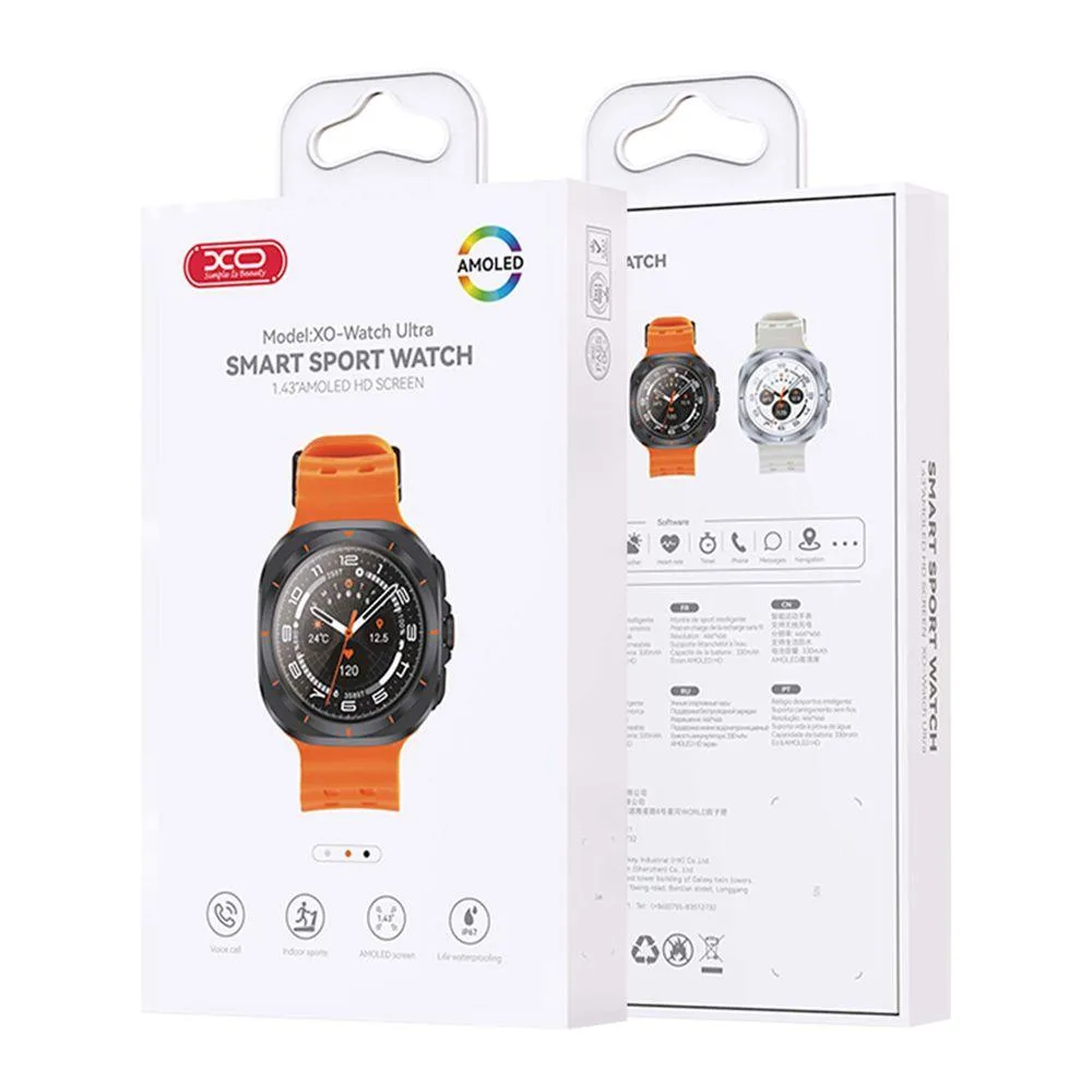 Смарт Годинник XO-Watch Ultra AMOLED Чорний