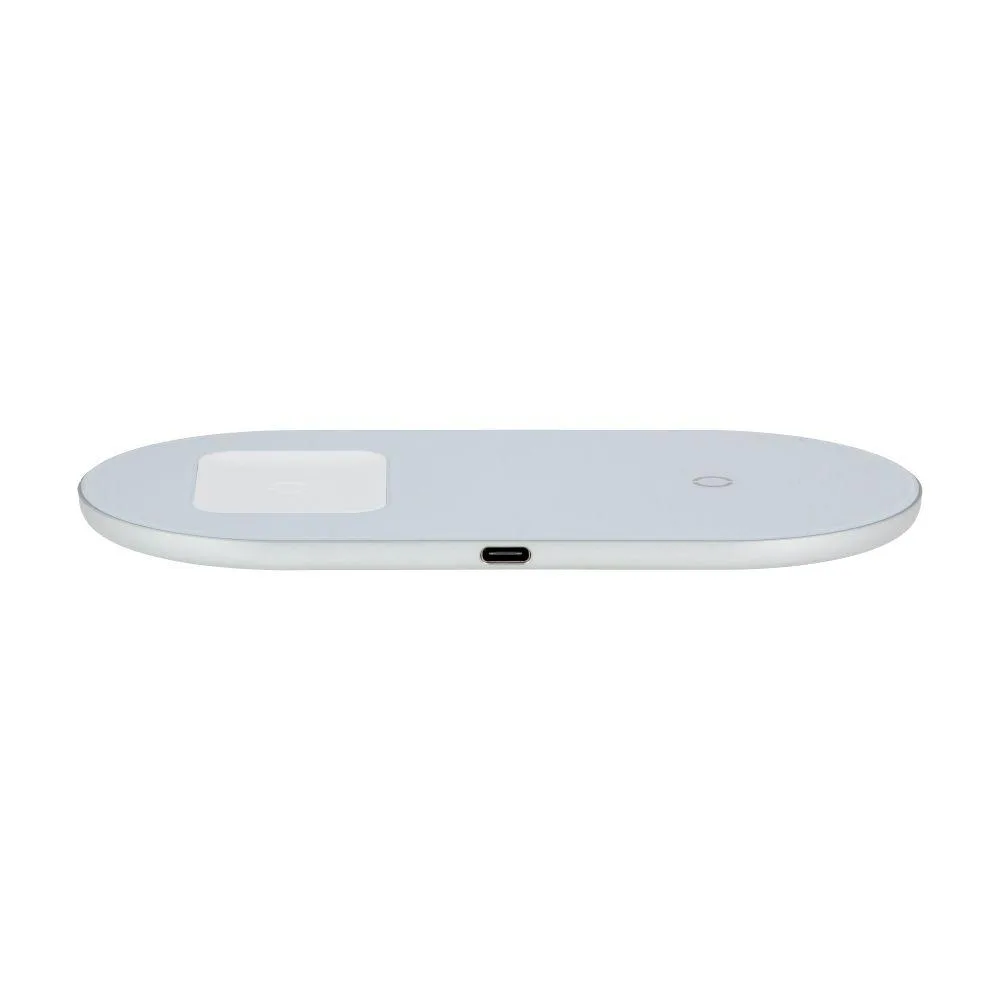 Бездротовий Зарядний Пристрій Baseus Simple 2in1 For Phones+Pods 15W WXJK 3.0A Колір Прозорий, A01