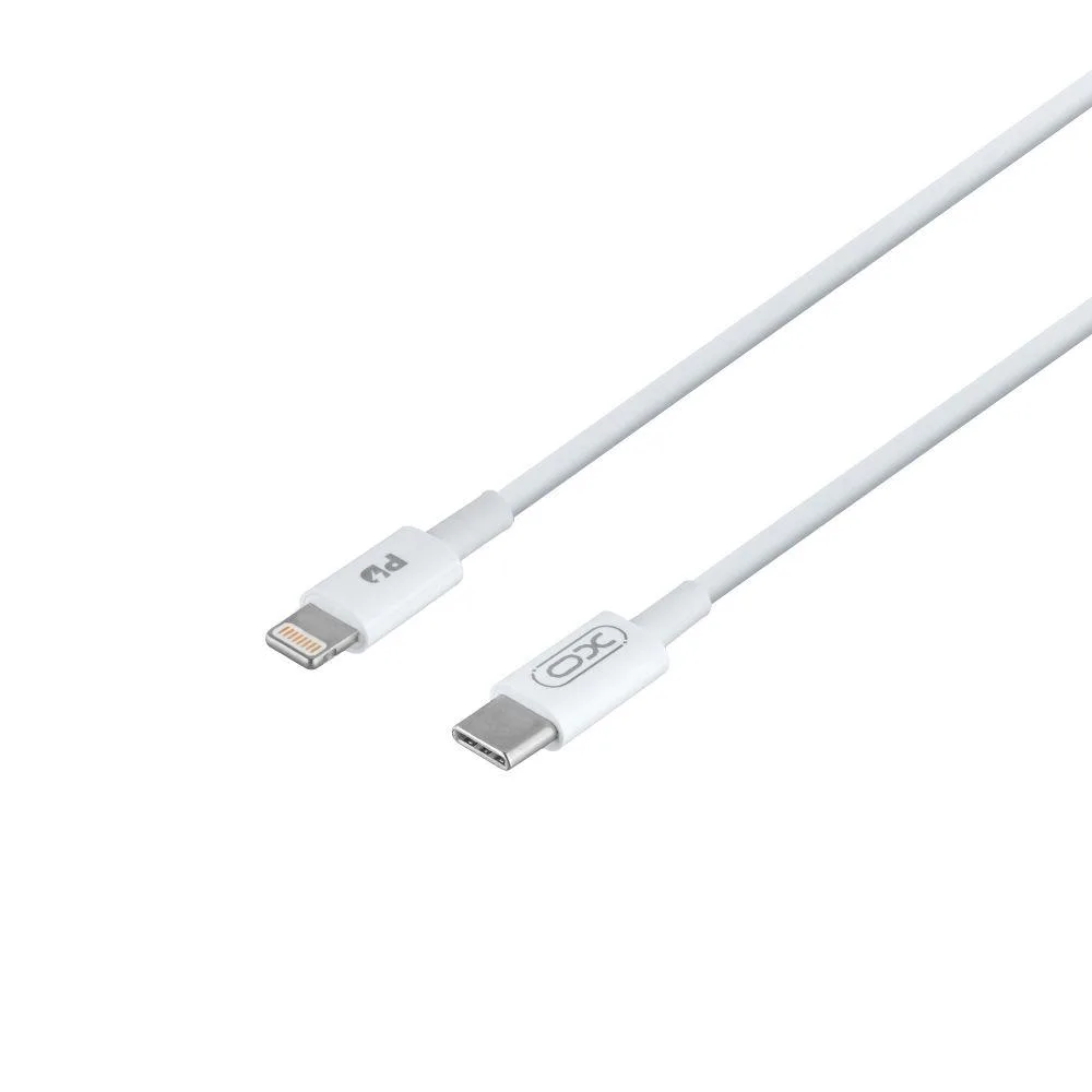 Мережевий Зарядний Пристрій XO L81A EU PD20W+QC3.0 Type-C to Lightning 2USB Колір Бiлий
