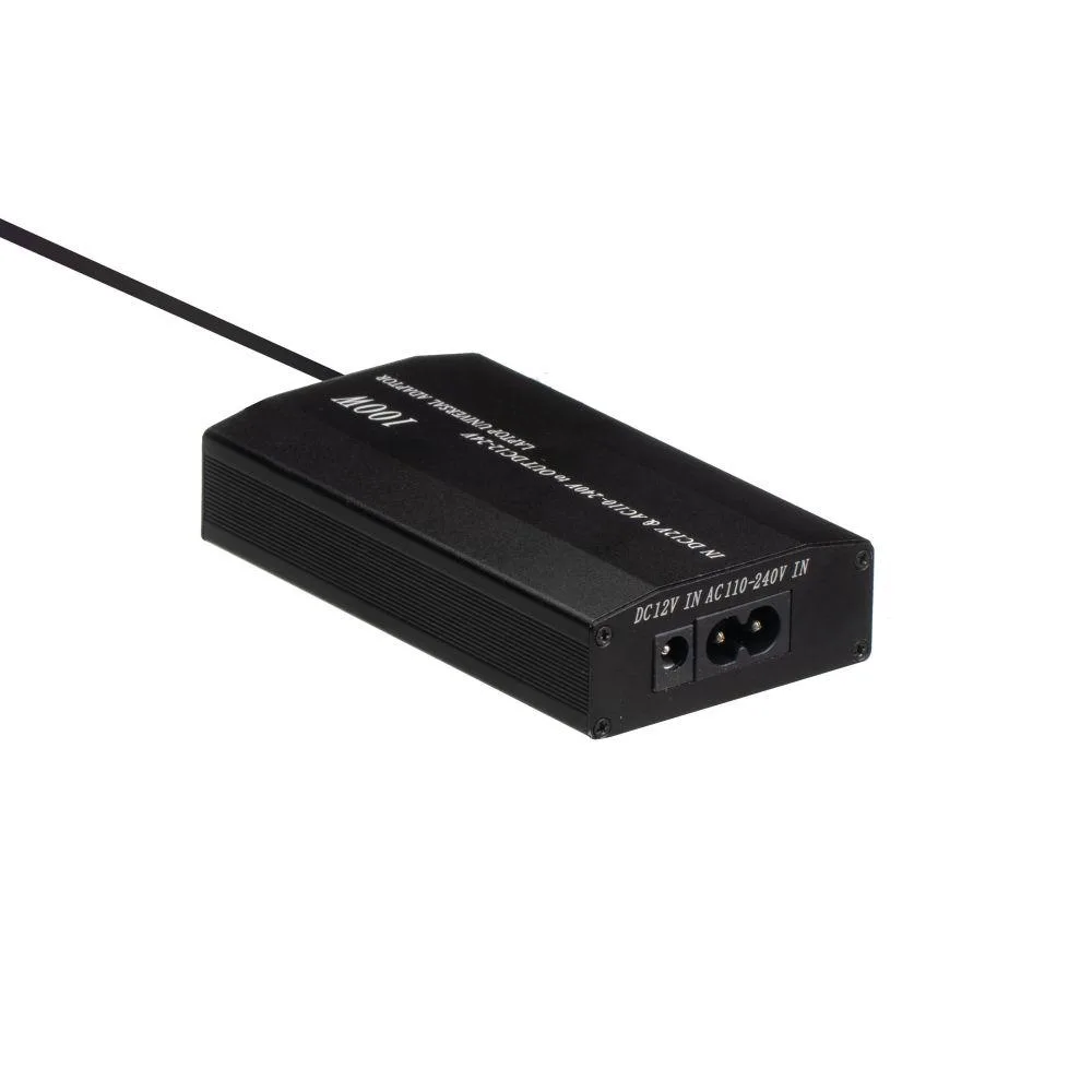 Універсальний Зарядний Пристрій Для Ноутбука 100w 8 Pin + Авто Адаптер Колір Чорний