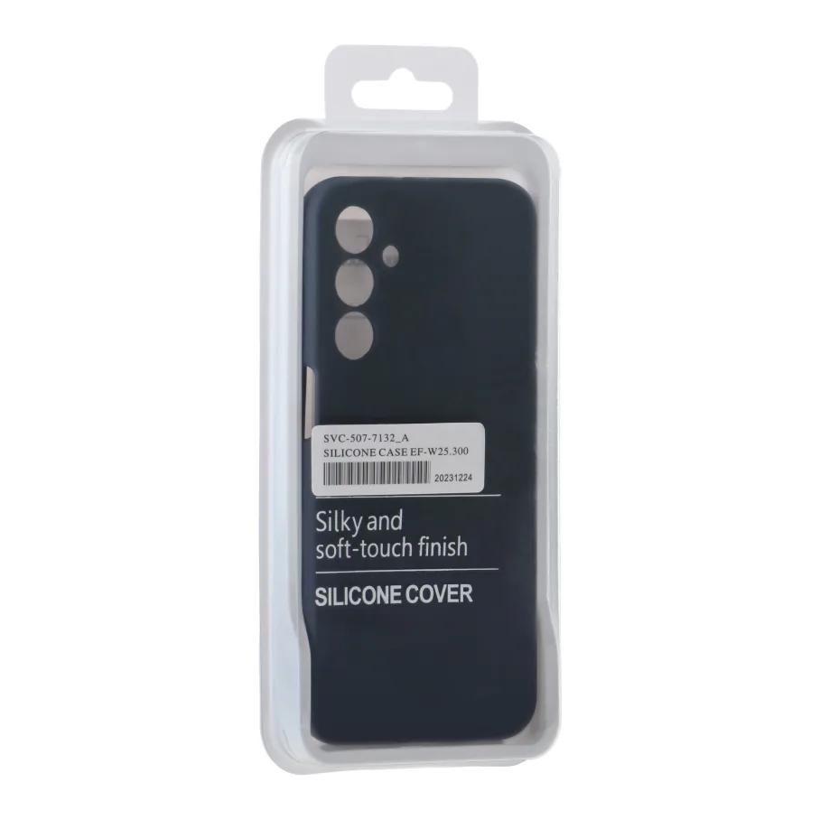 Чохол Liquid Silicone (AA) Full Camera для Samsung Galaxy S24 5G (S921) 08.Dark Blue
