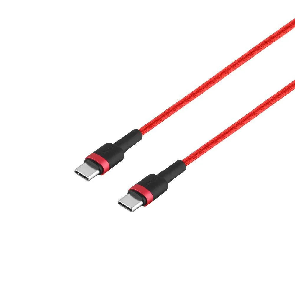 Кабель Baseus Type-C to Type-C QC3.0 60W 20V 3A 2m CATKLF-H Колір Червоно-Чорний, 91