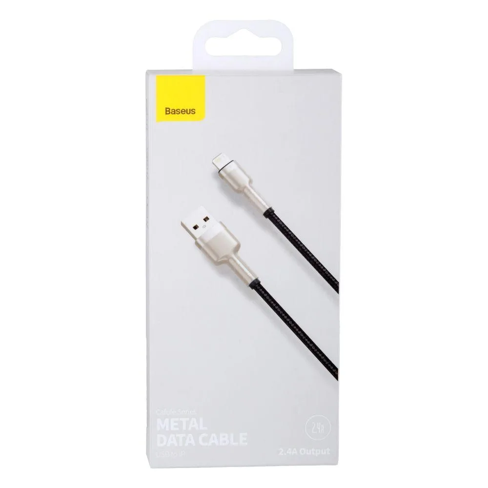 Кабель USB Baseus USB to Lightning 2.4A CALJK-A Колір Бiлий, 02