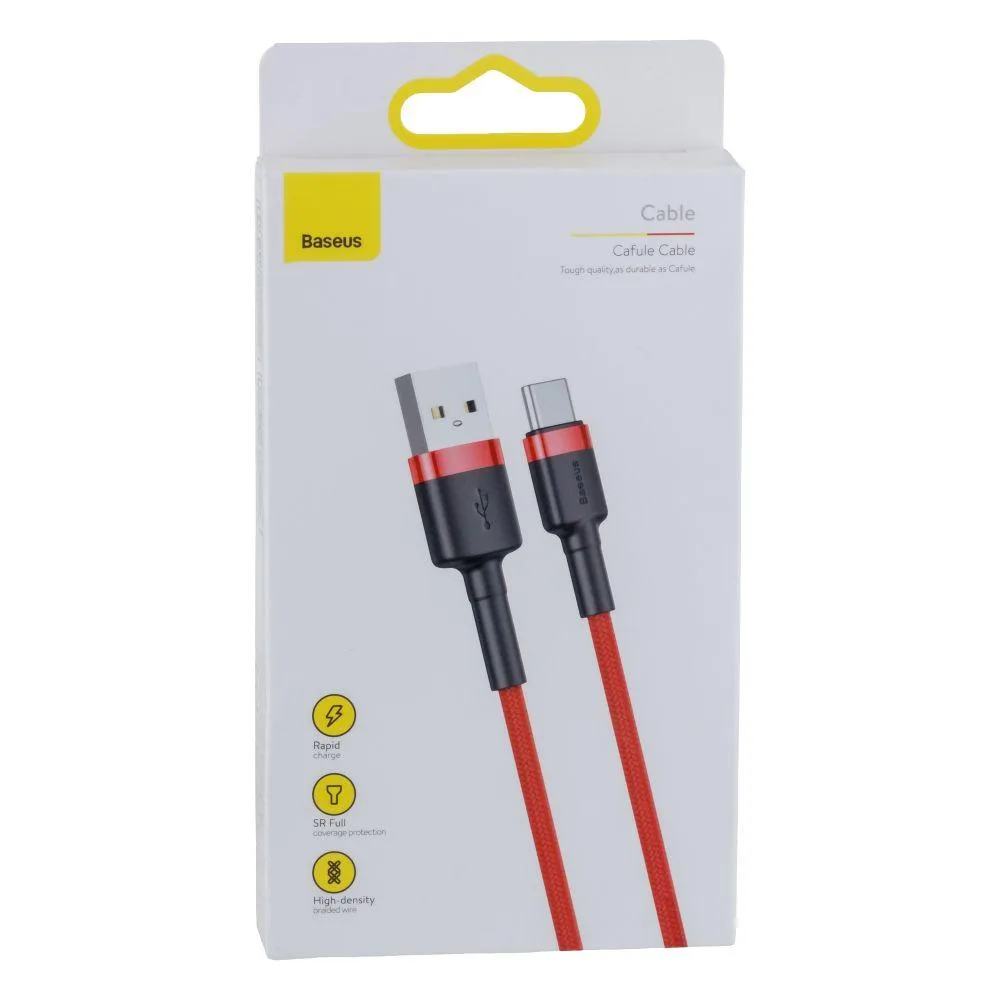 Кабель USB Baseus USB to Type-C 2A 2m CATKLF-C Колір Сiро-Чорний, G1