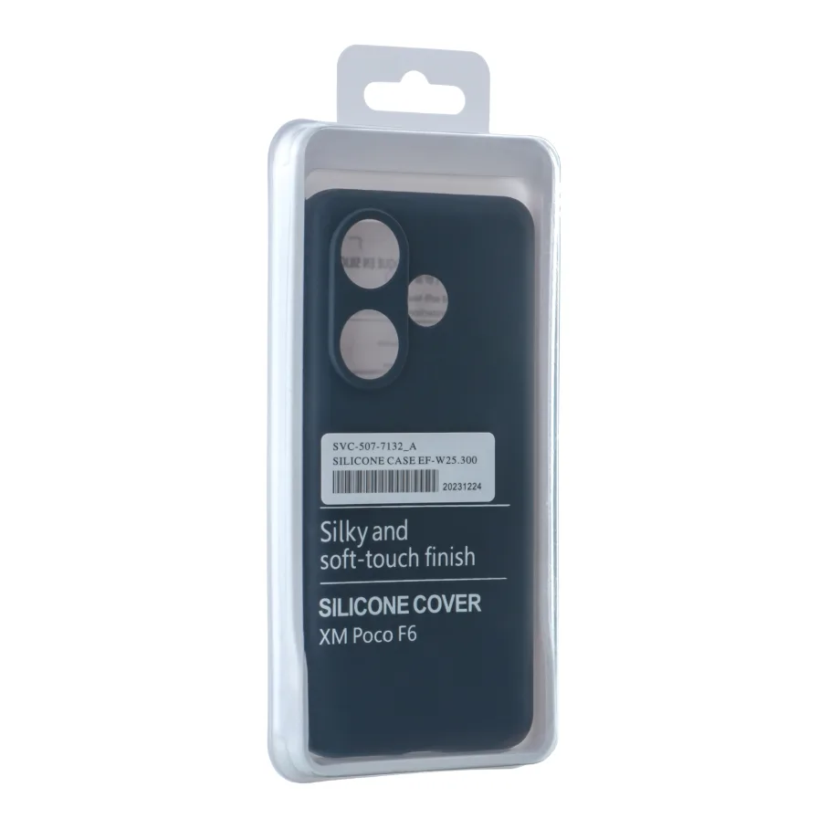 Чохол Liquid Silicone (AA) для Xiaomi Poco F6 / Turbo 3 08.Dark Blue