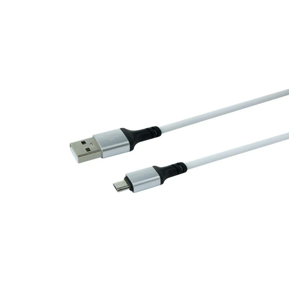 Кабель USB Borofone BX83 Silicone Micro 2.4A Колір Чорний