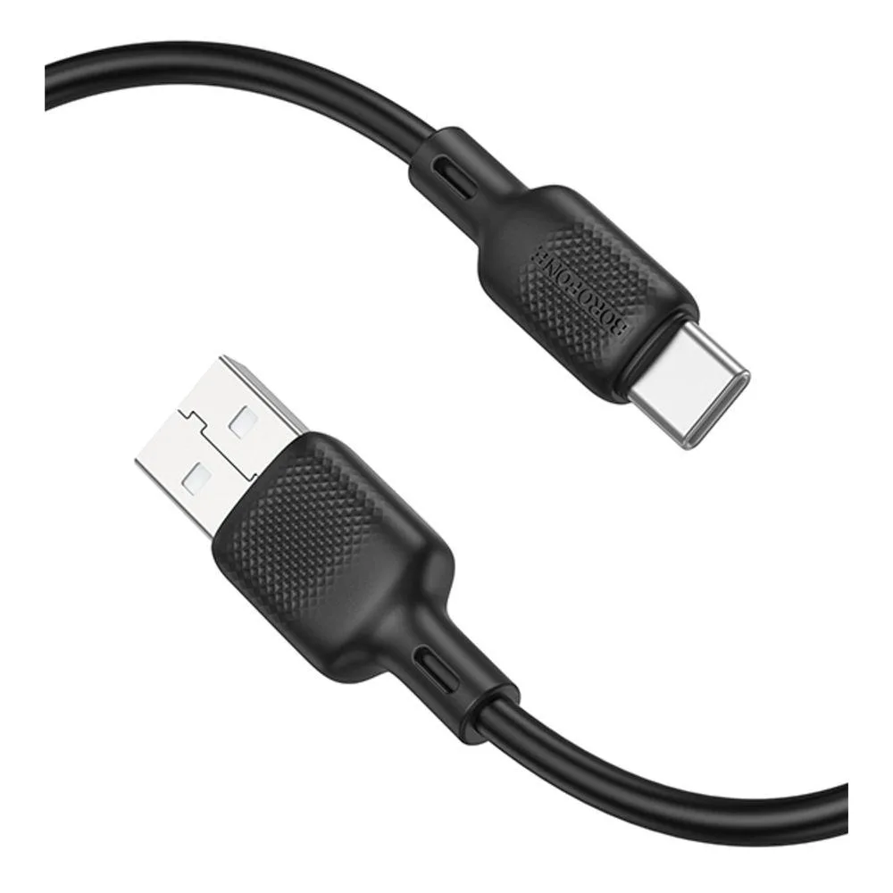Кабель USB Borofone BX113 Silicone Type-C 3A 2m Чорний