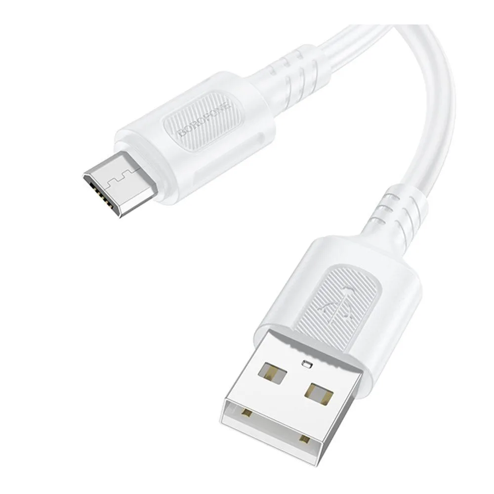 Кабель USB Borofone BX111 Micro 2.4A Білий