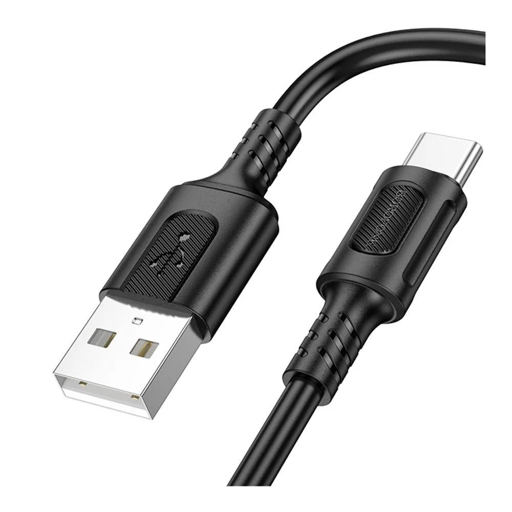 Кабель USB Borofone BX111 Type-C 3A Чорний