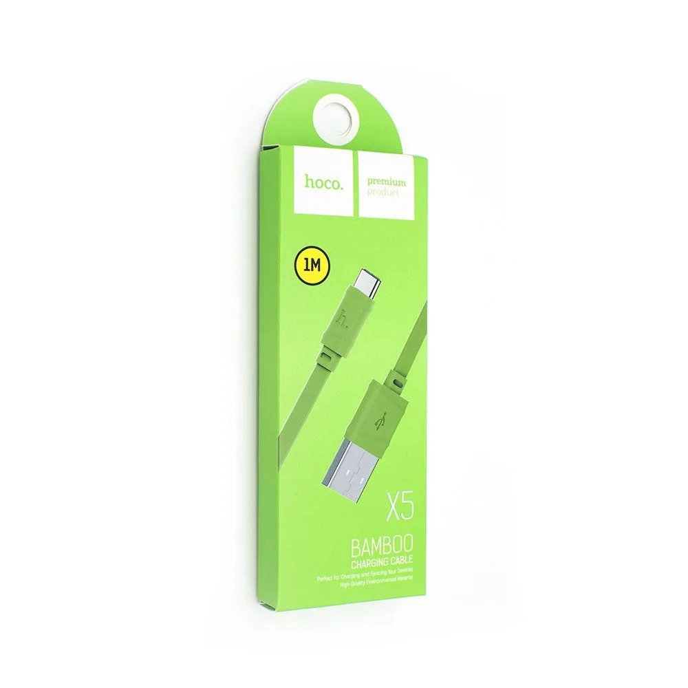Кабель USB Hoco X5 Bamboo Type-C Колір Білий