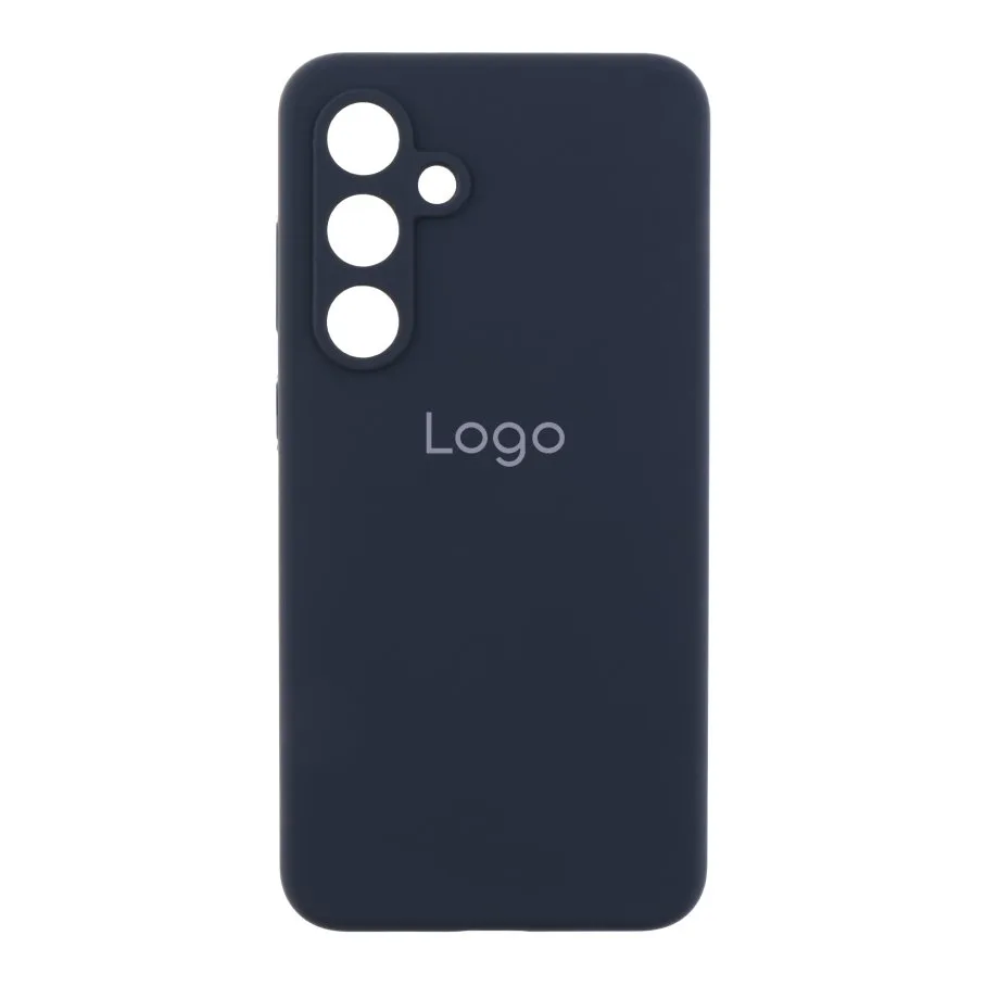 Чохол Liquid Silicone (AA) Full Camera для Samsung Galaxy A55 5G (A556) 15.Dark Grey