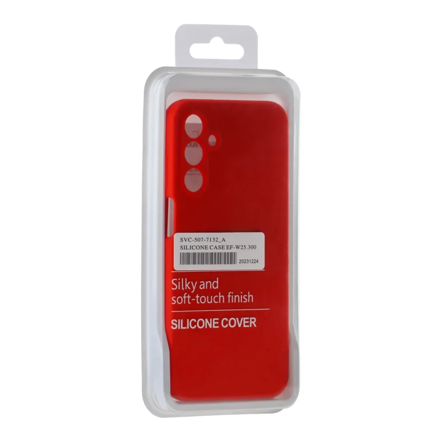 Чохол Liquid Silicone (AA) Full Camera для Samsung Galaxy A35 5G (A356) 14.Red