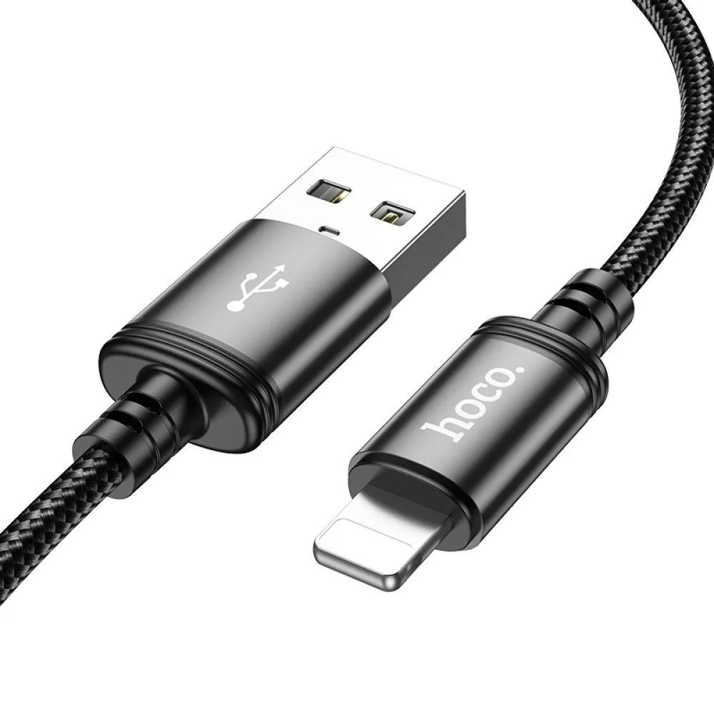 Кабель USB Hoco X91 Lightning 2.4A 3m Колір Чорний