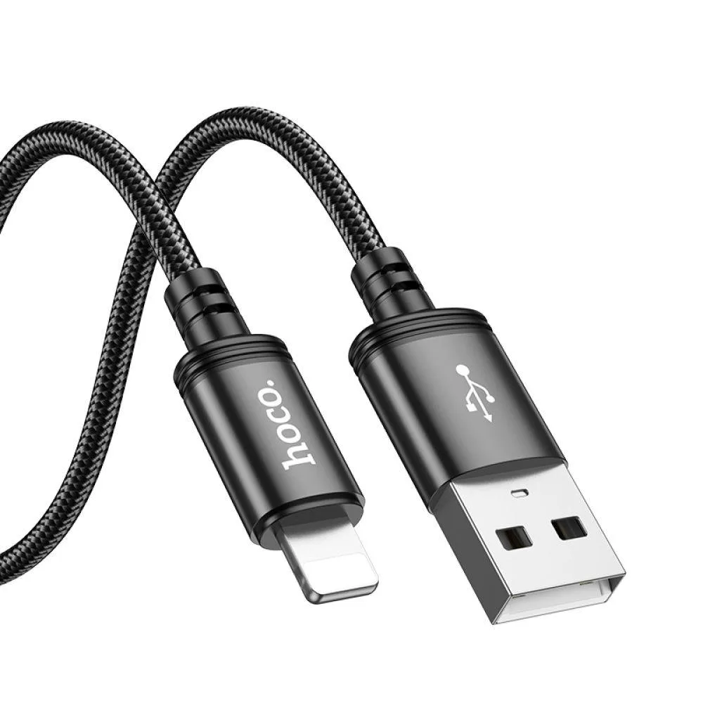 Кабель USB Hoco X91 Lightning 2.4A 3m Колір Чорний