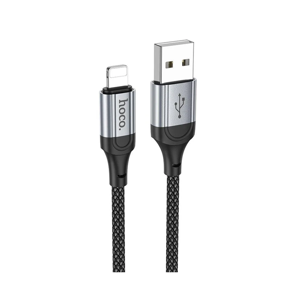 Кабель USB Hoco X102 Lightning 2.4A Чорний