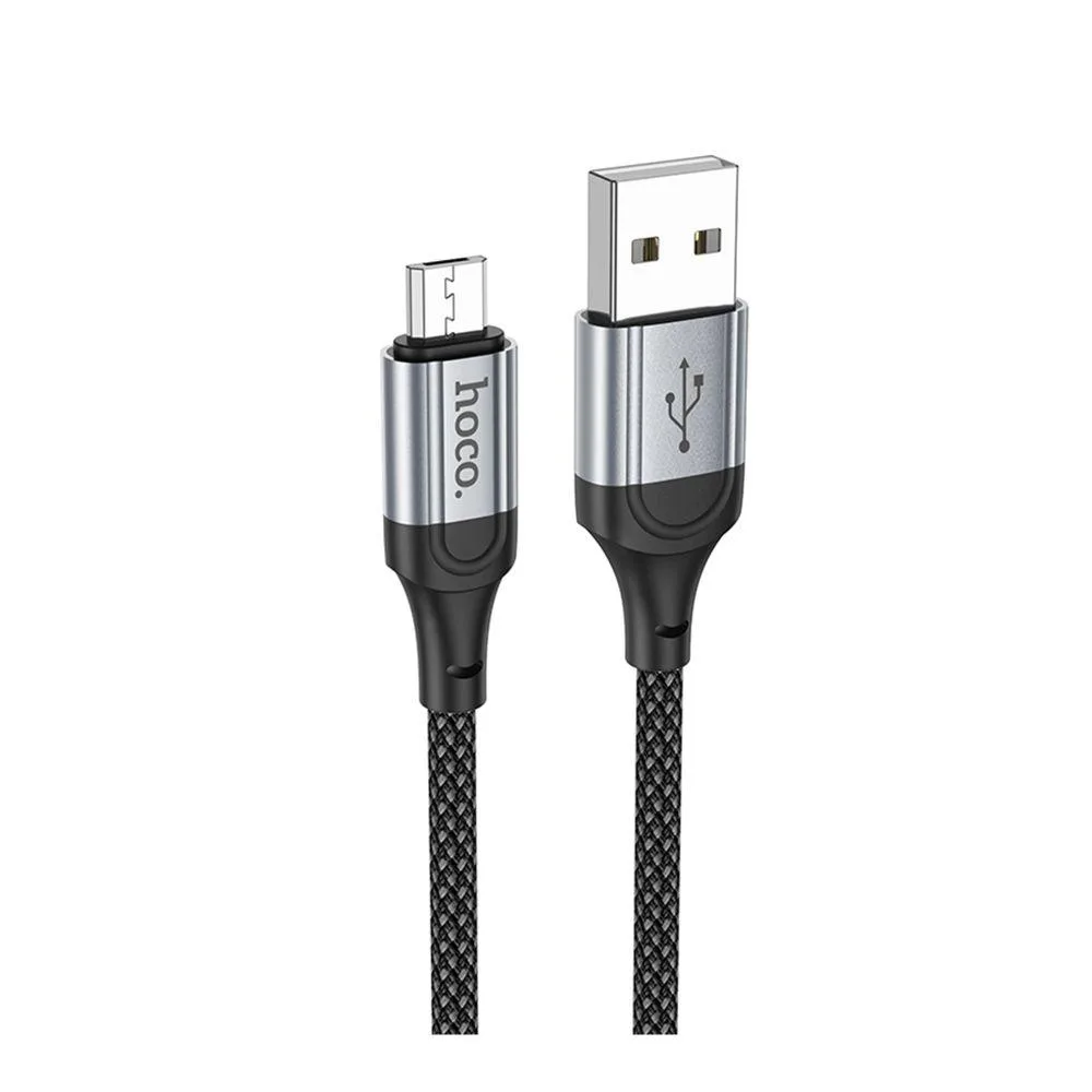 Кабель USB Hoco X102 Micro 2.4A Чорний