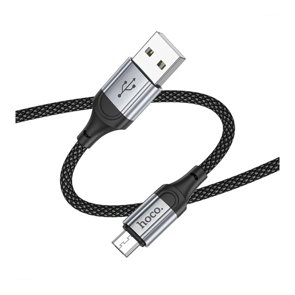 Кабель USB Hoco X102 Micro 2.4A Чорний
