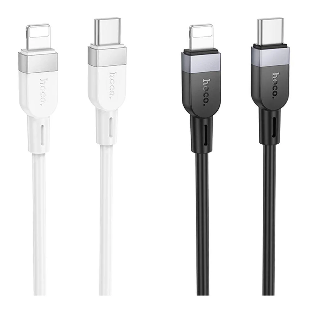 Кабель Hoco X109 Silicone Type-C to Lightning PD27W Чорний