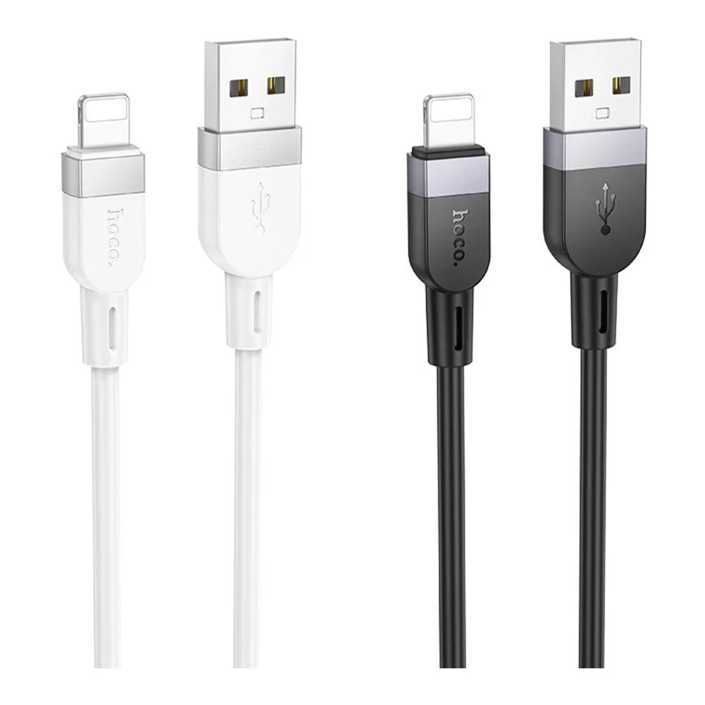 Кабель Hoco X109 Silicone Lightning 2.4A Чорний