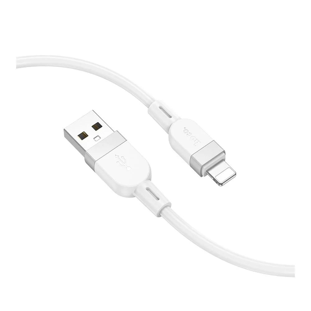 Кабель Hoco X109 Silicone Lightning 2.4A Чорний